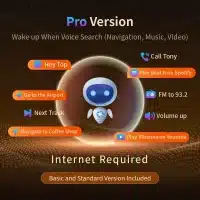 Interface de funções avançadas do assistente de voz Toppal Pro para unidades centrais de automóveis Android